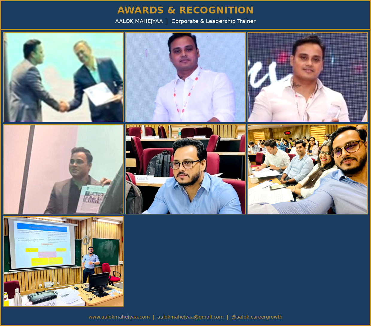 Awards & Recognition - Aalok Mahejyaa