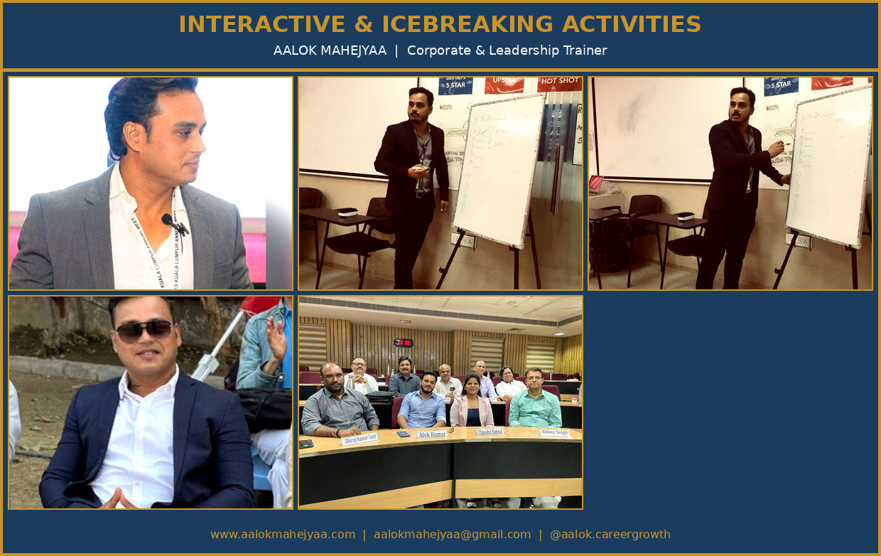 Interactive & Icebreaking Activities - Aalok Mahejyaa