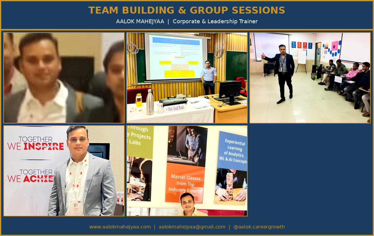 Team Building & Group Sessions - Aalok Mahejyaa